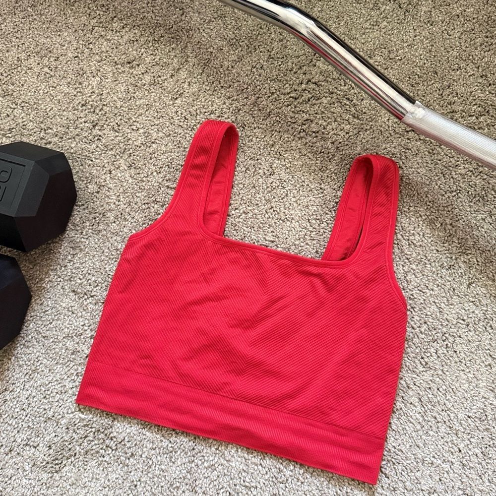 Red Bra Tank Top